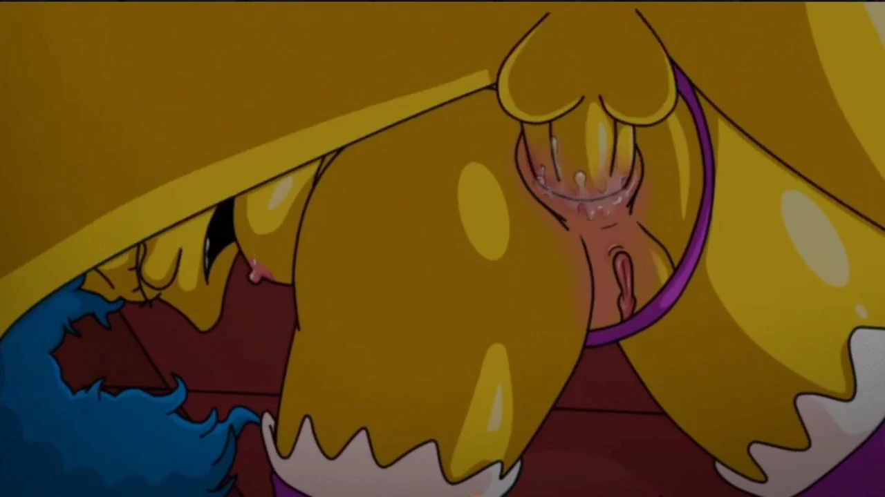 Marge, the housewife, experiences intense pleasure as she receives a cum-filled creampie in all her holes porn video