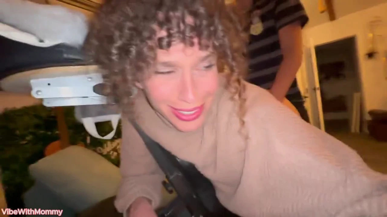 Stepmom's hidden desire revealed to stepson in explicit video porn video
