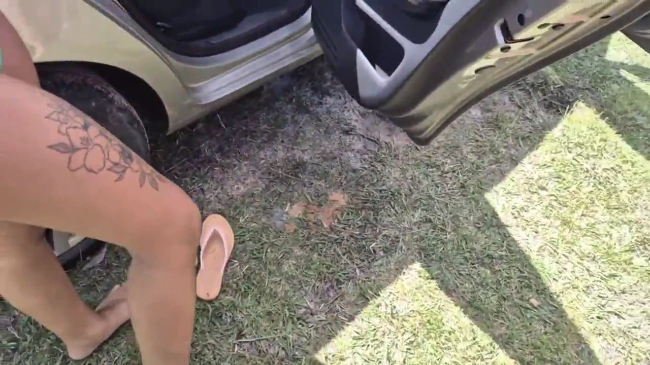 We rode a whore truck together, and my girlfriend invited three hairy men to have sex with us porn video